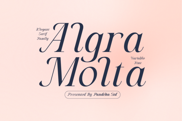 Algra Molta: A Serif Font for Timeless Editorial Design