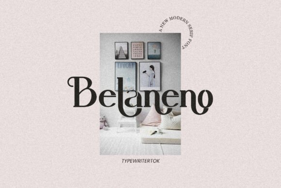 Belaneno: A Serif Font That Elevates Digital Branding