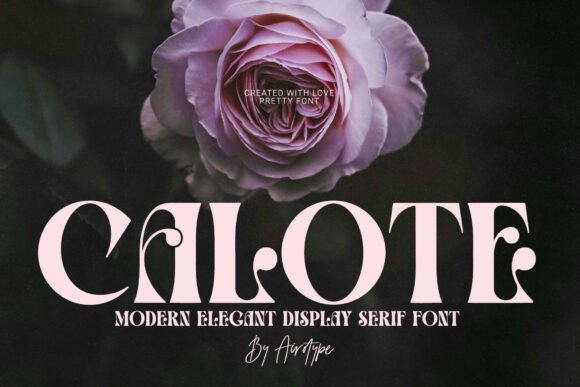 Calote: A Serif Font That Elevates Every Craft Project
