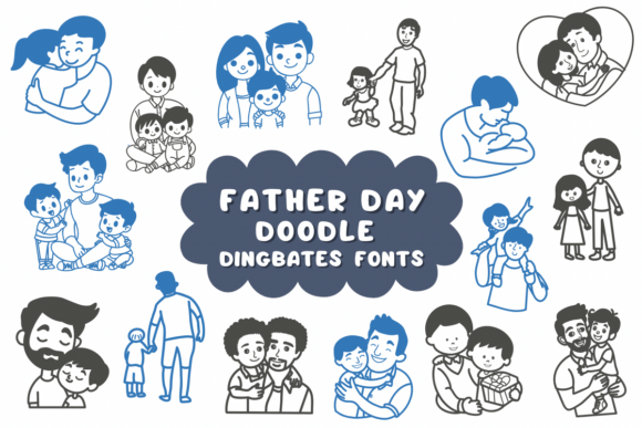 Father Day Doodles: A Font for Creative Crafters