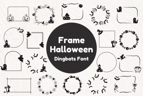 Frame Halloween: A Font for Storytelling and Style