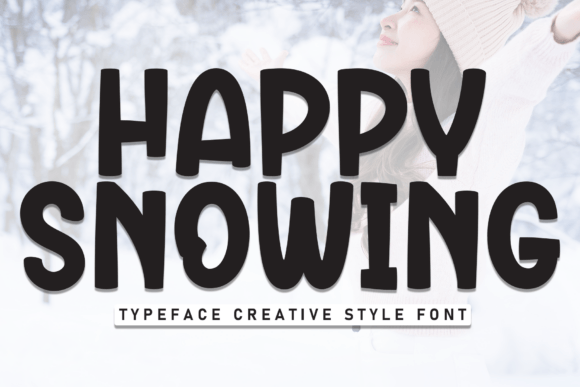 Happy Snowing: A Warm Handwritten Display Font for Branding