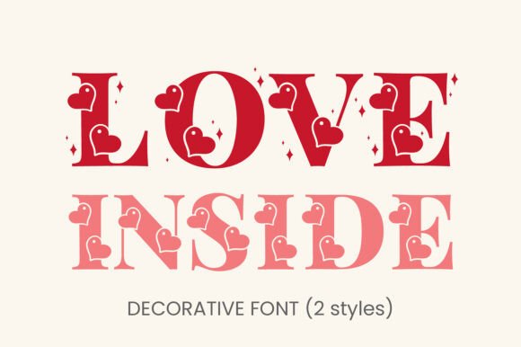 Love Inside: A Font for Heartfelt Craft Projects