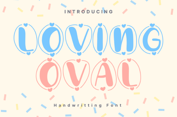 Loving Oval: A Decorative Font for Creative Designers