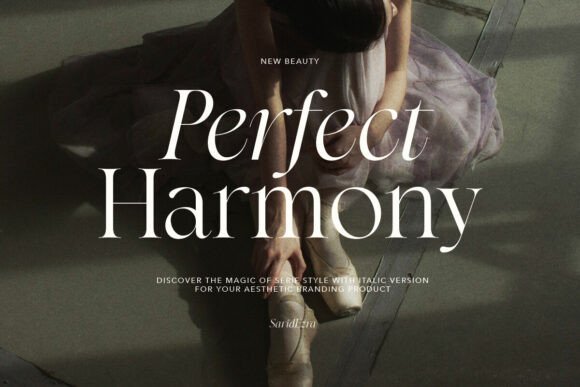 Perfect Harmony: A Serif Font with Glamour and Grace