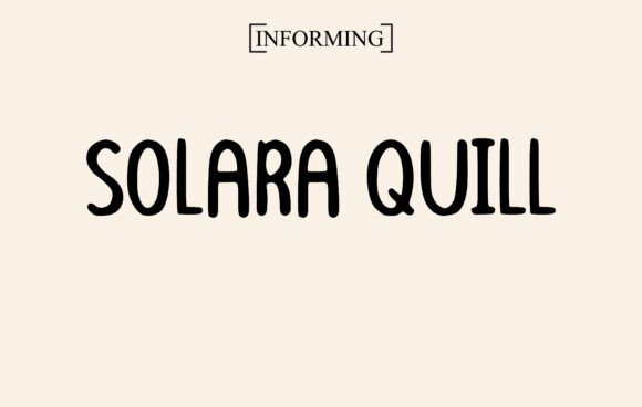 Solara Quill: A Versatile Sans Serif for Modern Branding